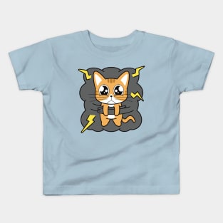 Moody cat Kids T-Shirt